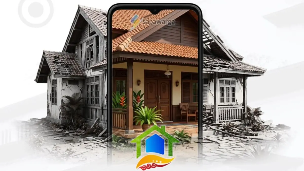 Ilustrasi bantuan renovasi rumah untuk masyarakat Jawa Barat. (Instagram @sapawarga_jabar)