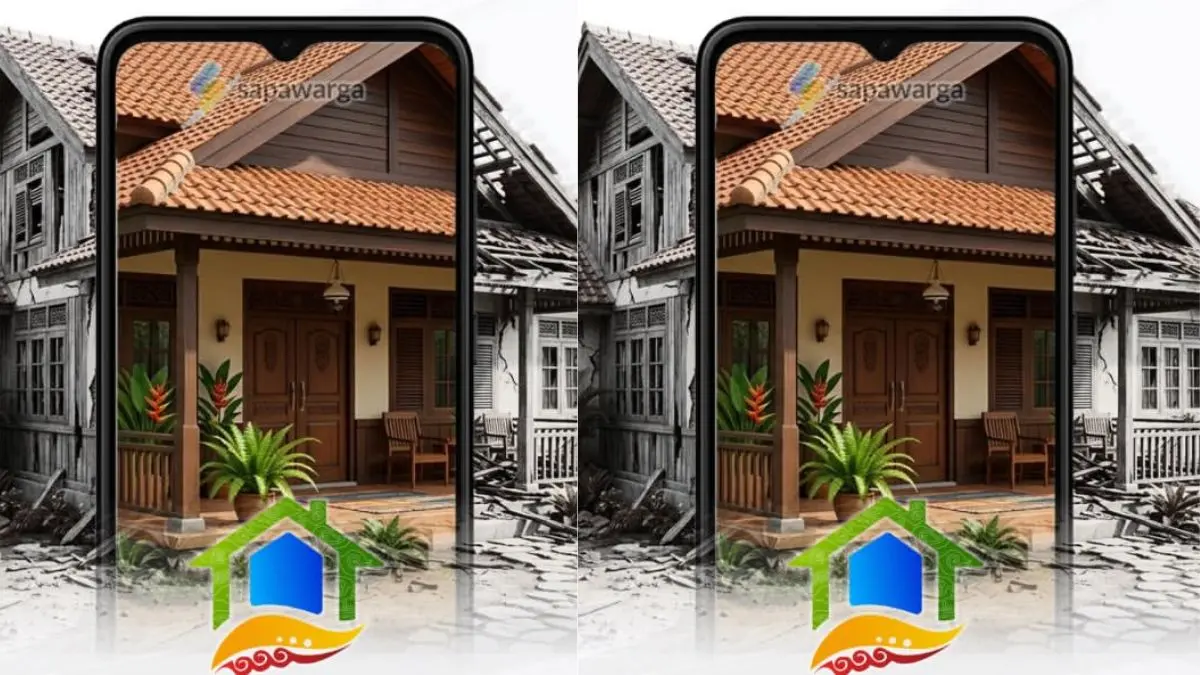 Ilustrasi usul bantuan renovasi rumah melalui aplikasi Sapawarga. (Instagram @sapawarga_jabar)
