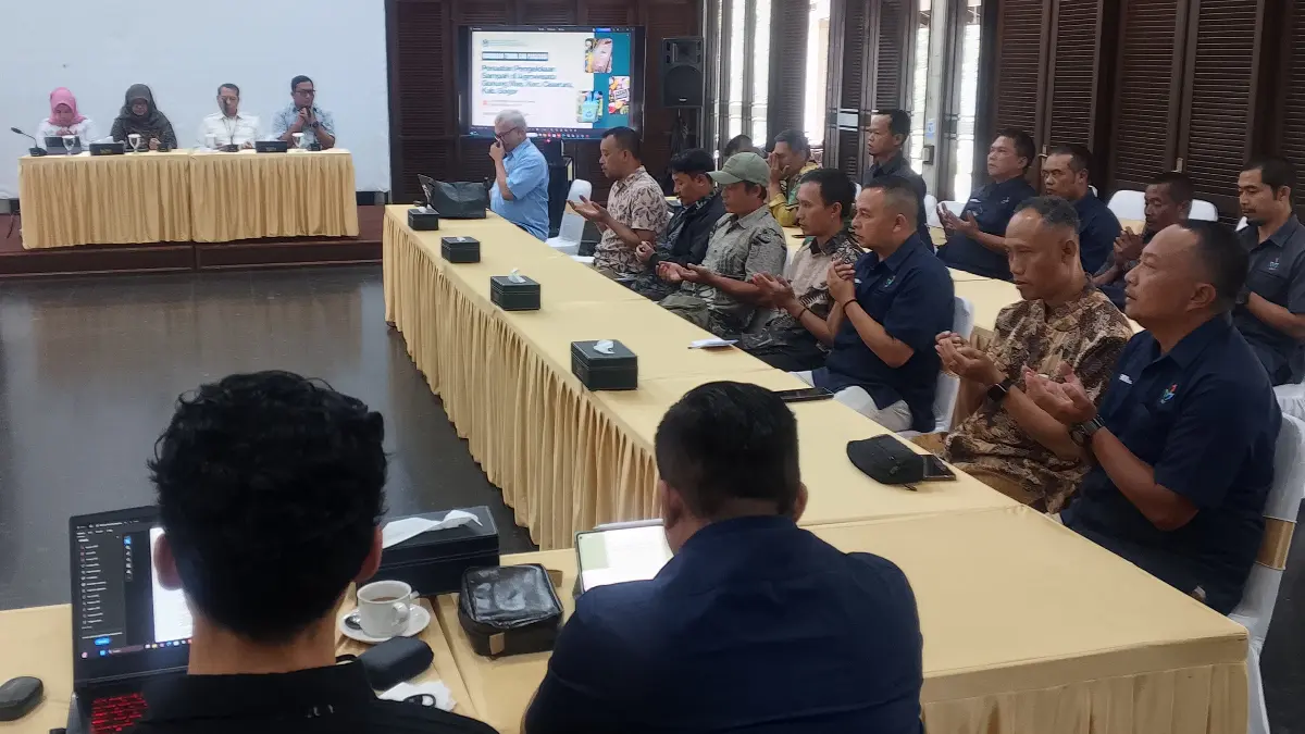 Kegiatan bimbingan teknis dan fasilitasi penataan pengelolaan sampah di Agrowisata Gunung Mas. (Septi N/Radar Bogor)