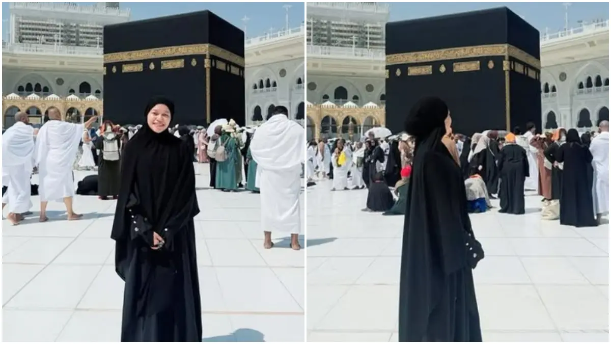 Momen Ummi Quary menjalani Ibadah Umrah di Tanah Suci. (Foto: Instagram @ummi_quary) 