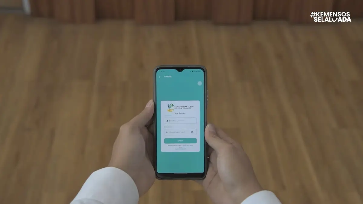 Ilustrasi daftar bansos 2026 lewat aplikasi Cek Bansos. (Youtube Kemensos RI)