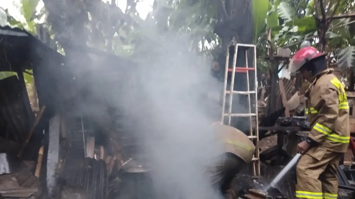 Kebakaran rumah terjadi di Cileungsi, Kabupaten Bogor, Jumat, 21 Agustus 2026. (Dok. Damkar Kabupaten Bogor)