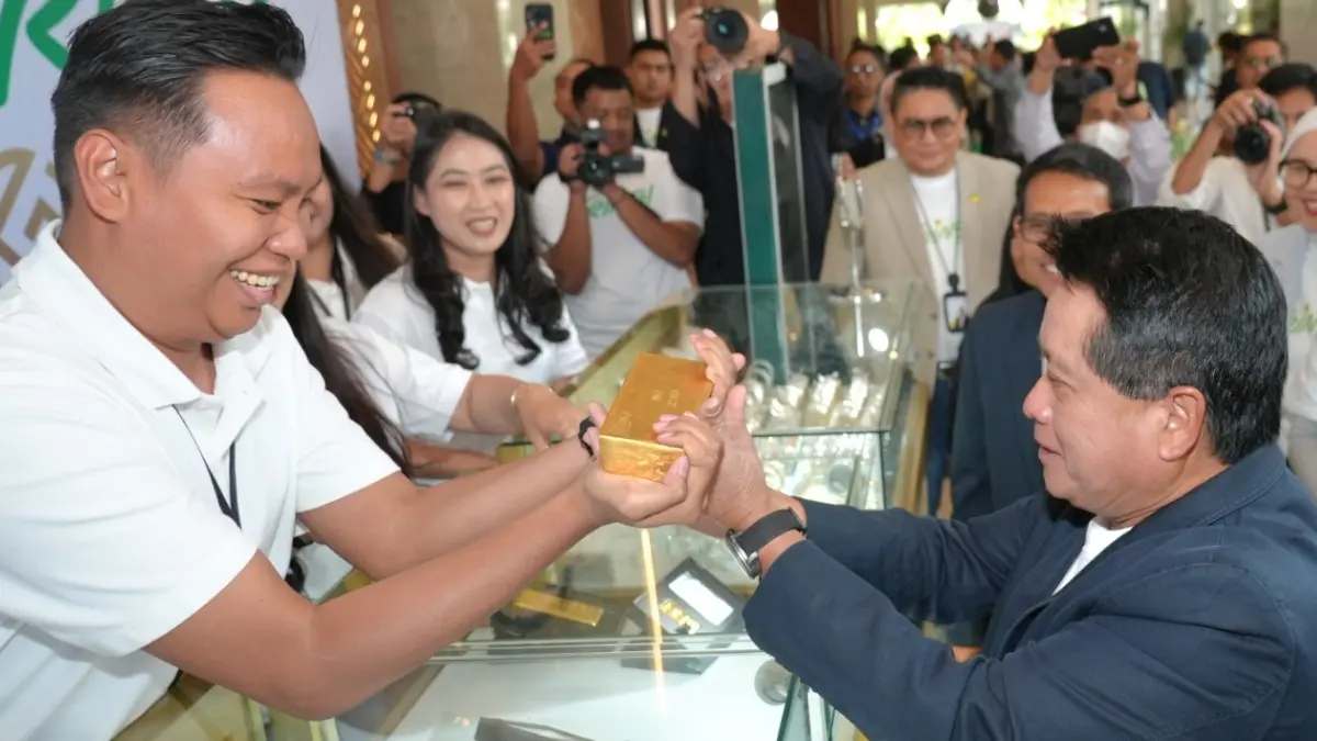 Melalui PT Pegadaian yang menjadi bagian Holding UMi, BRI Group memperkuat ekosistem emas nasional. (Dok. BRI)