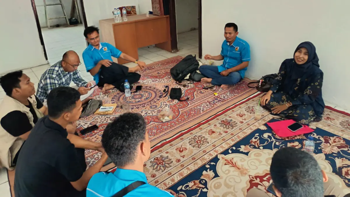 KNPI Parung Panjang Bogor mematangkan pembentukan Forum Ketua OSIS Kecamatan.  (Nasir/ Radar Bogor)
