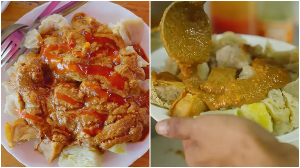 Tampilan hidangan Siomay Nyi Iteung. (Foto: Kanal Youtube @MamankKuliner)