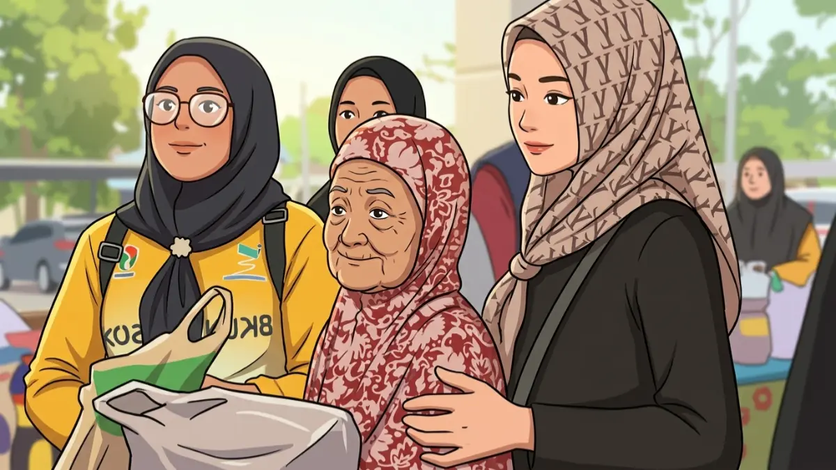 Ilustrasi KPM yang tidak lagi menerima bansos tahap 3 (YouTube Kemensos RI/Diolah dengan Gemini AI)