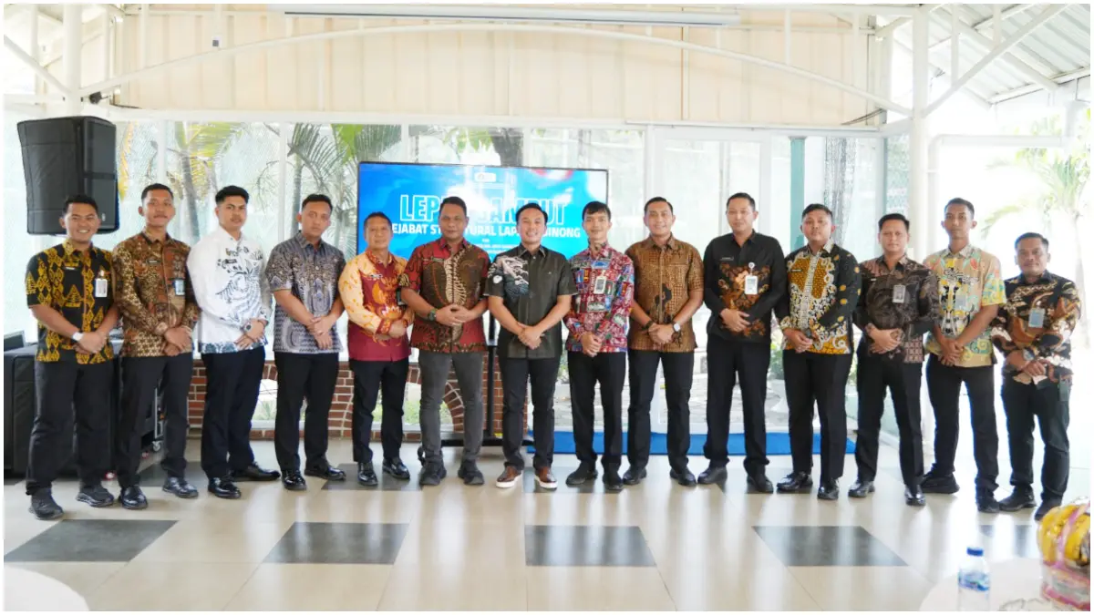 Kegiatan lepas sambut pejabat struktural Lapas Kelas IIA Cibinong. (Foto : Lapas Cibinong)