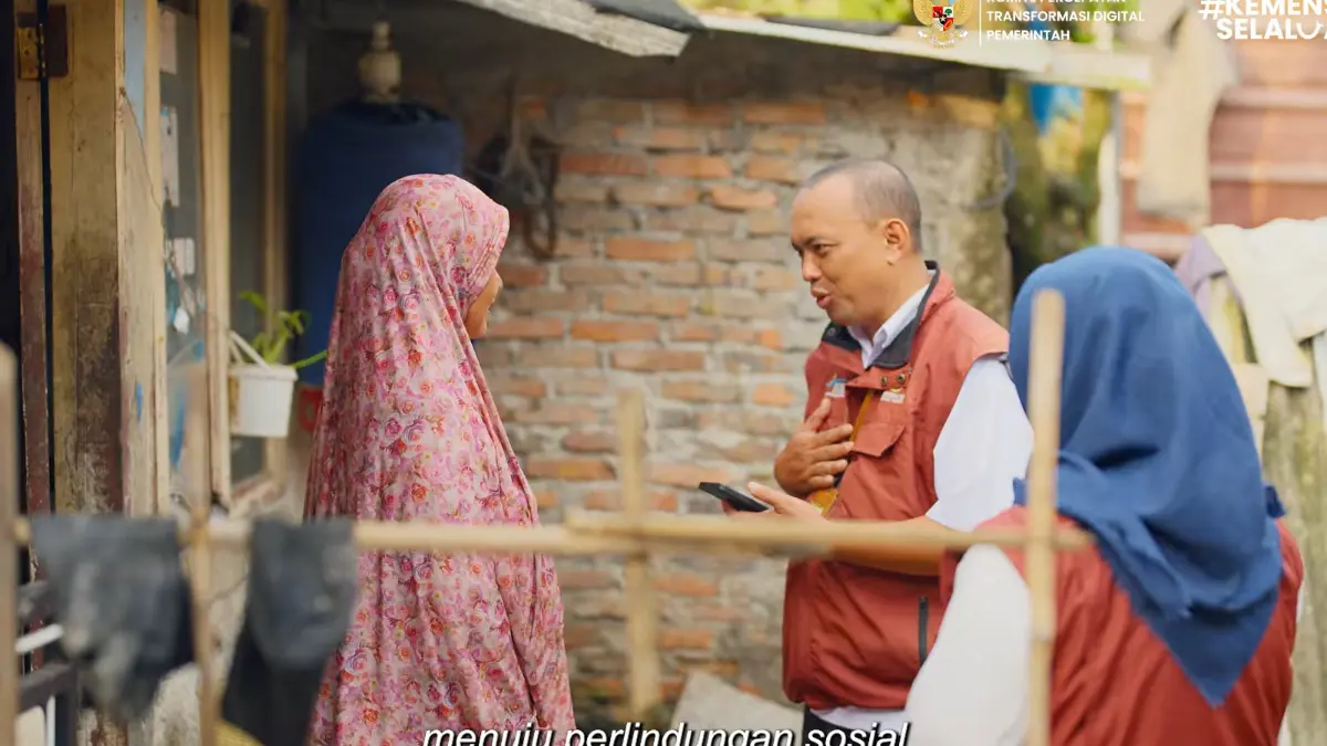 Kunjungan pendamping sosial PKH ke rumah KPM bansos (YouTube Kemensos RI)