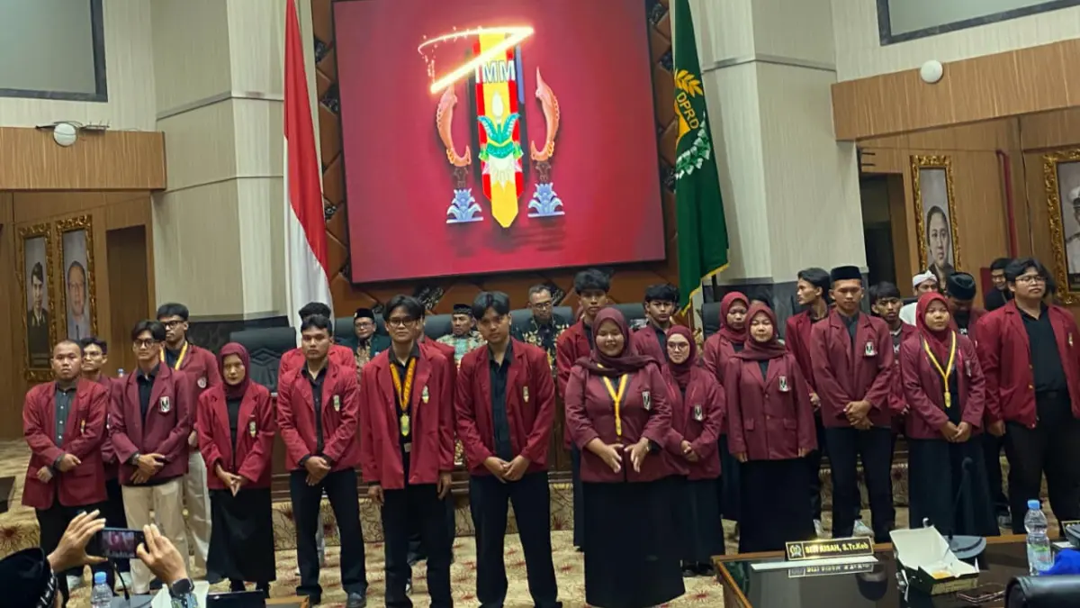 Pengurus PC IMM Bogor Raya periode 2026–2027 dilantik di Gedung DPRD Kabupaten Bogor, Sabtu (22/8/2026).
