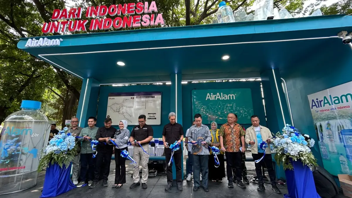 Peresmian revitalisasi Halte Biskota Transpakuan Kebon Raya di Jalan Pajajaran. (Foto : Fauzan/Radar Bogor)