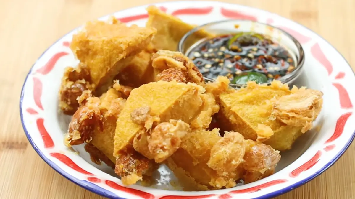 Tahu Goreng Bawang (YouTube Devina Hermawan)