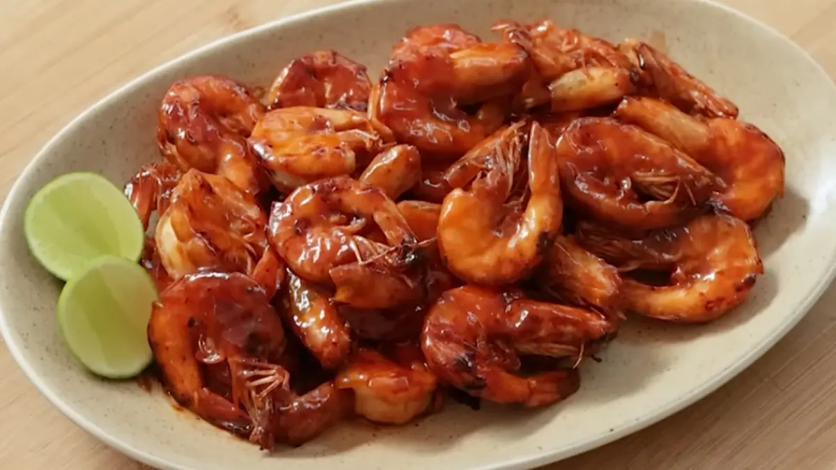 Udang bakar madu (YouTube Devina Hermawan)