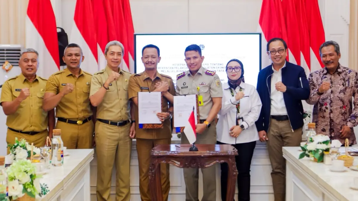 Kerja sama Pemkot Bogor dengan Kantor Pertanahan (Kantah) Kota Bogor terkait layanan pertanahan dan tata ruang. (Dok. Humas Pemkot Bogor)