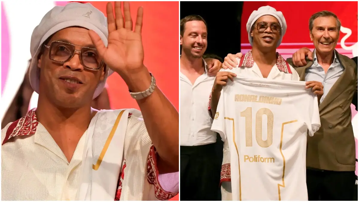 Ronaldinho bergabung ke klub Serie C Italia, Ravenna FC. (Foto: Instagram @ronaldinho)