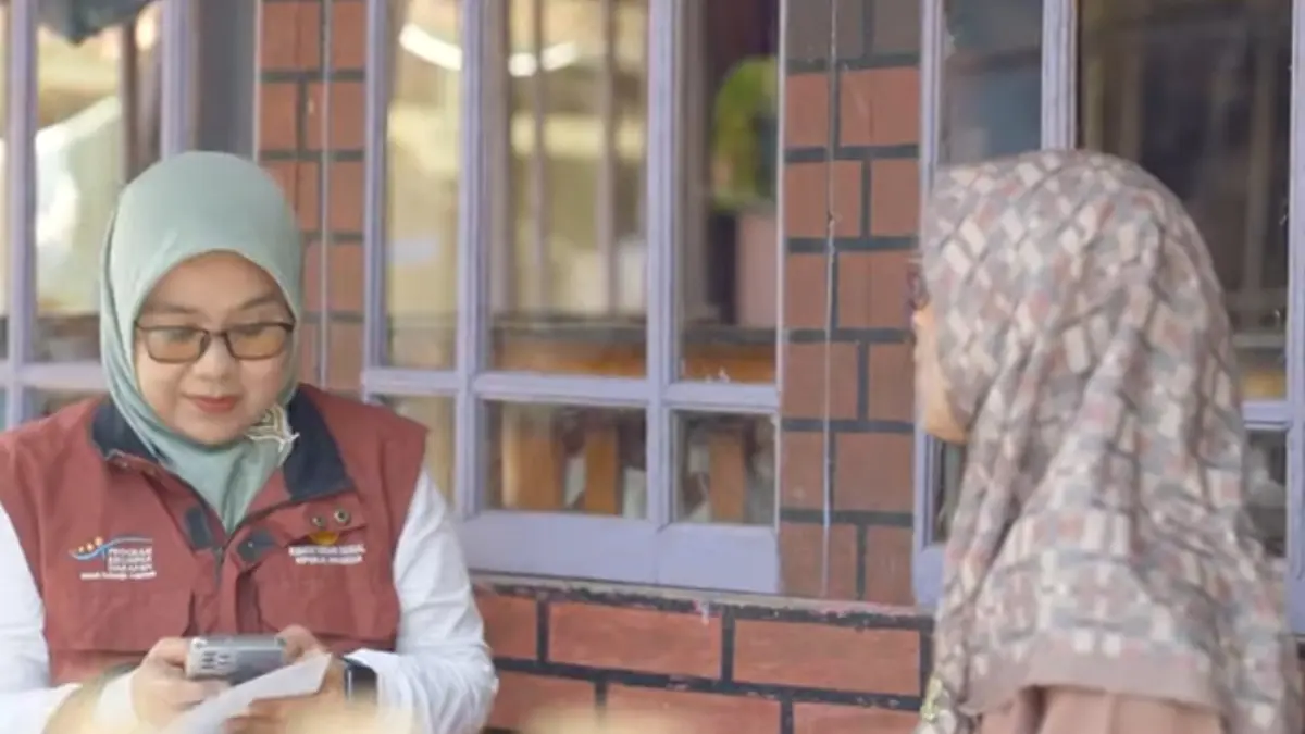 Pendampingan rutin KPM bansos (YouTube Kemensos RI)