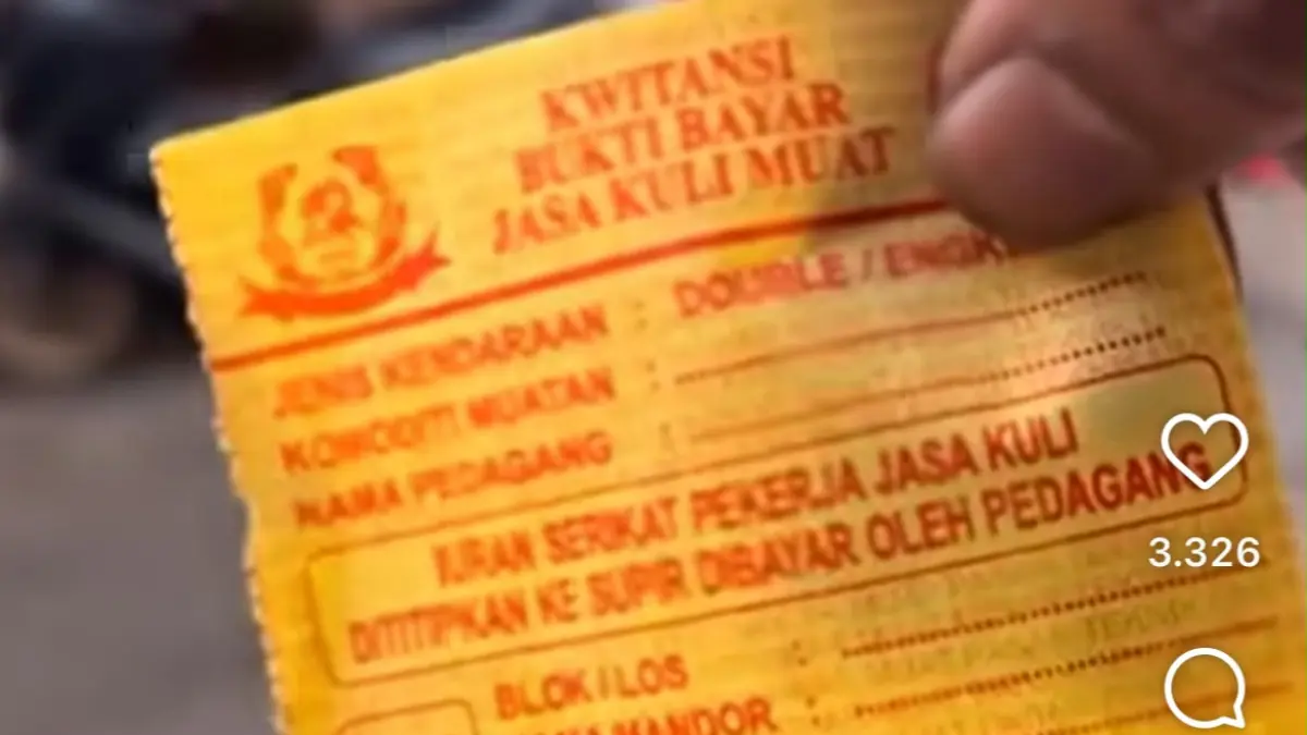 Tangkapan layar video viral sopir truk keluhkan pungutan di Pasar TU Kemang, Kota Bogor.