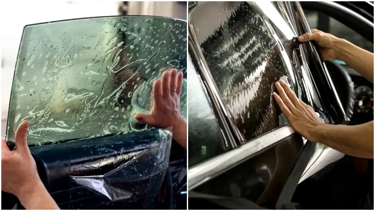 Ilustrasi mengganti kaca film mobil. (Foto: suzuki.co.id)