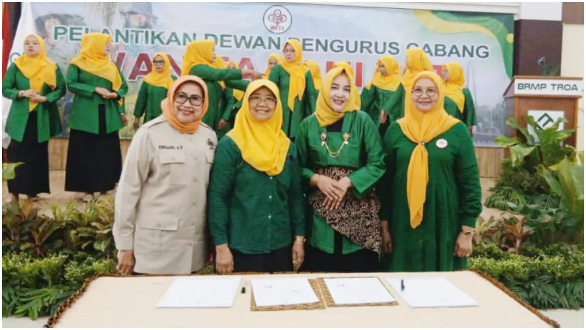Pelantikan DPC Wanita HKTI Kota Bogor. (Foto: Fikri/Radar Bogor)