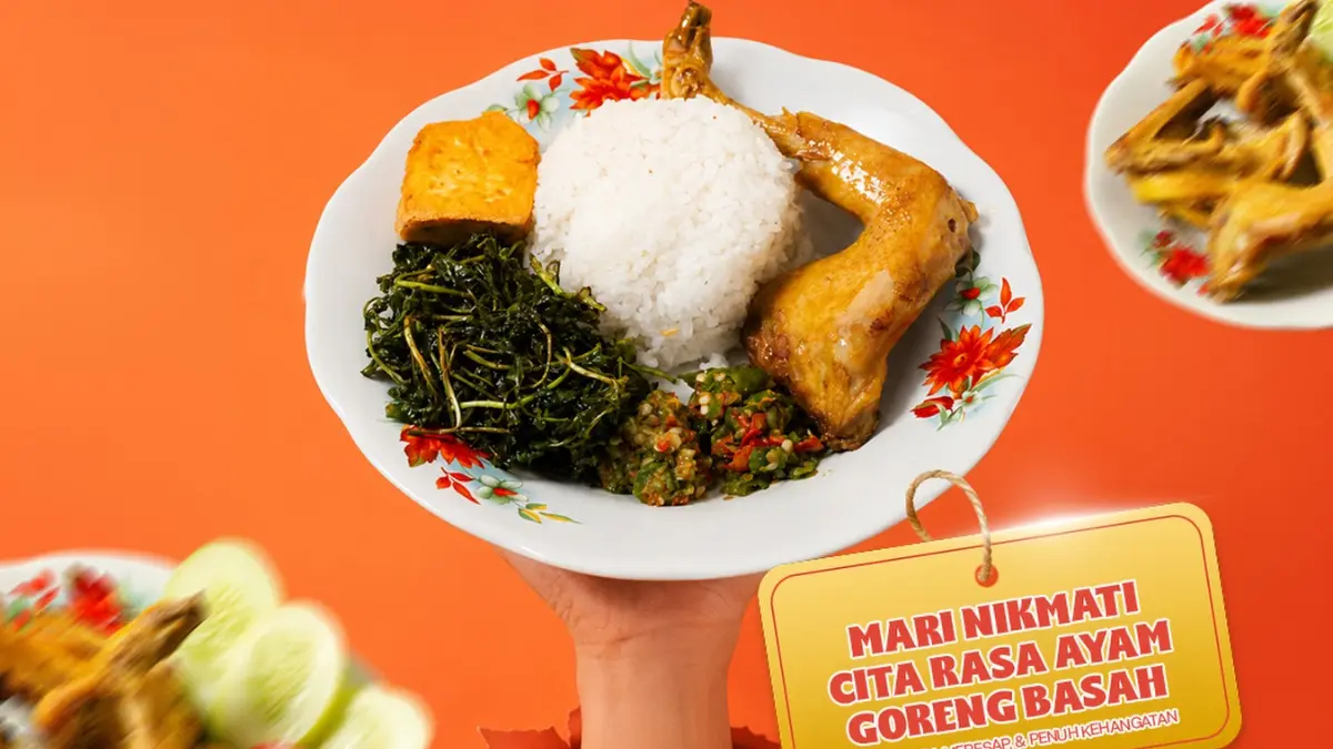 Ayam Goreng Basah di Bogor. Foto: Instagram
