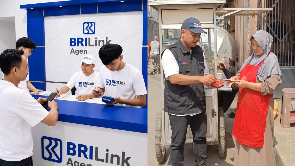BRILink Agen Juragan di Jawa Barat memperluas perlindungan sosial bagi pekerja informal. (Dok. BRI)