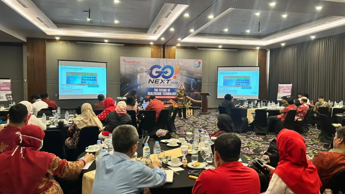Forum eksekutif GO! NEXT 2026 – The Future of Healthcare Technology yang digelar ARSSI Cabang Bogor Raya.