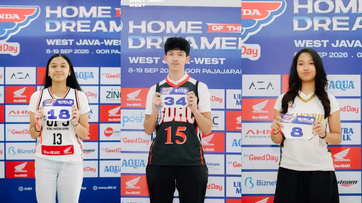 Pelaksanaan drawing peserta Honda DBL with Kopi Good Day 2026 West Java-West di Gedung Serbaguna Mila Kencana Komplek GOR Pajajaran, Jumat, 28 Agustus 2026. (Dok. DBL Bogor)