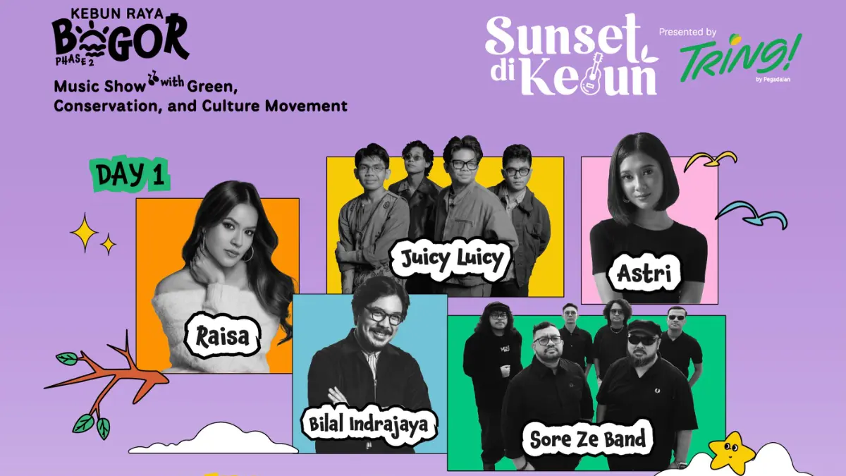 Raisa tampil di Sunset di Kebun Raya Bogor besok. Foto: Instagram