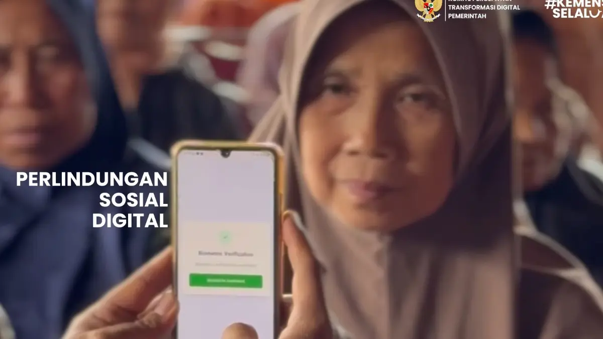 Ilustrasi pendaftaran peserta bansos melalui sistem digital (YouTube Kemensos RI)