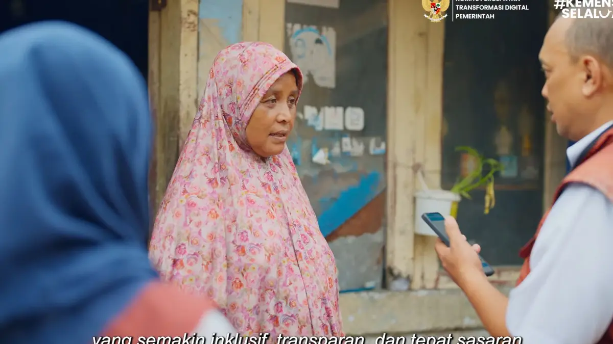 Ilustrasi rumah KPM dikunjungi pendamping PKH untuk pencarian bansos (YouTube Kemensos RI)