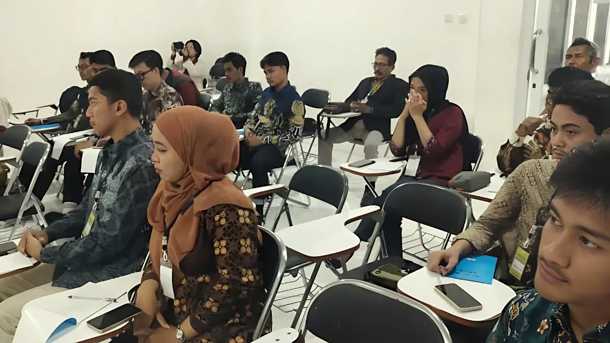 SERIUS : Susana pelatihan Jurnalistik KPPKBB di ITB Vinus Bogor, Sabtu 29 Agustus 2026.  (Lucky / Radar Bogor)