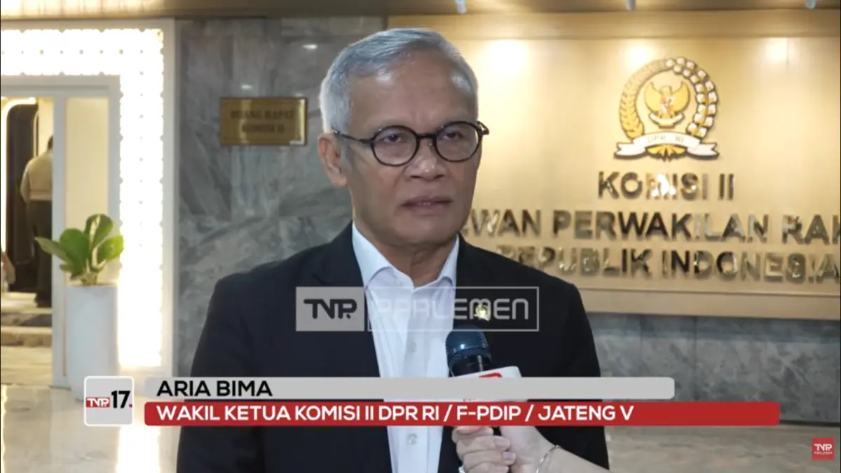 Wakil Ketua Komisi II DPR RI, Bima Arya, saat membahas masalah terkait PPPK (YouTube TVR Parlemen)