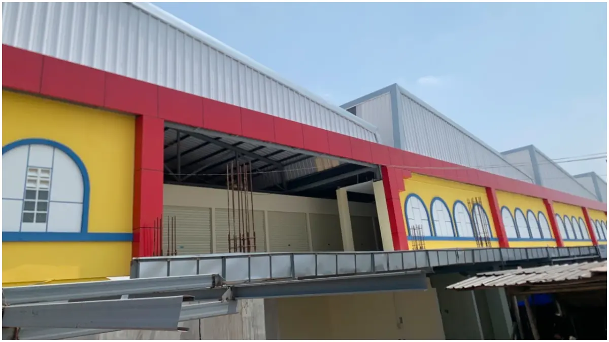 Bangunan baru Pasar Leuwiliang, Kabupaten Bogor. (Foto: Diskominfo)