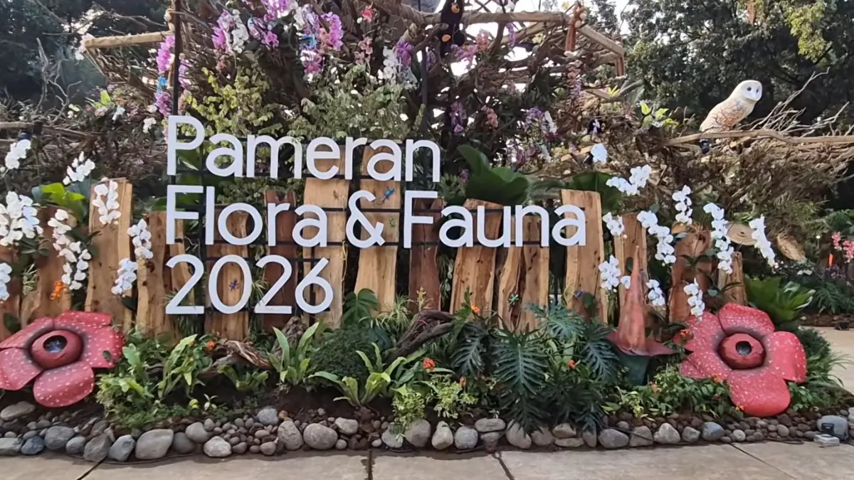 Flona 2026, Pameran Flora dan Fauna di Lapangan Banteng Jakarta (YouTube Daily Street View)