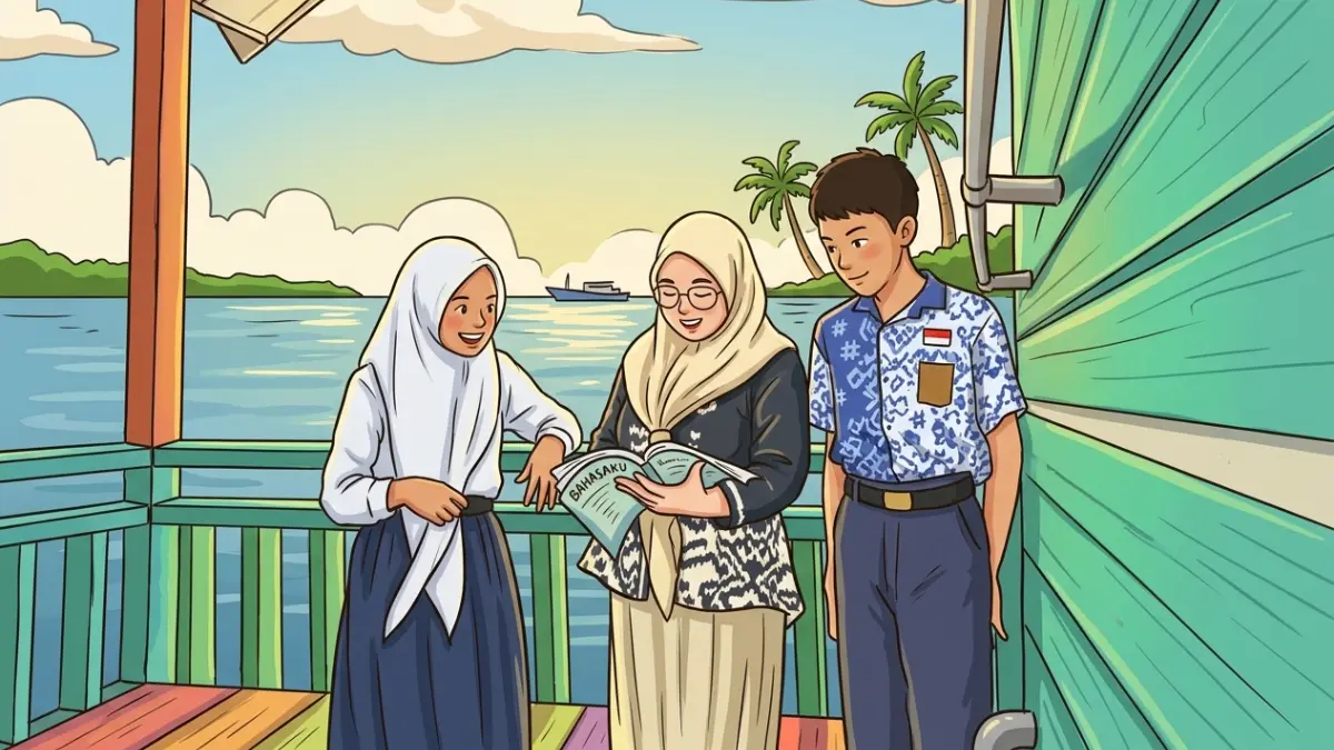 Ilustrasi guru yang sudah menerima pencairan TPG Juli-Agustus 2026 (kemendikdasmen.go.id/Diolah dengan Gemini AI)