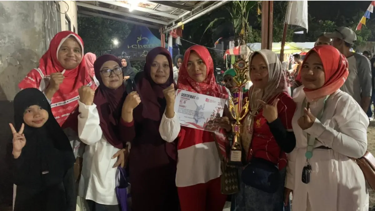 RT 1 kembali meraih gelar juara umum di turnamen olahraga GSE 2 Desa Cinangka Ciampea Bogor