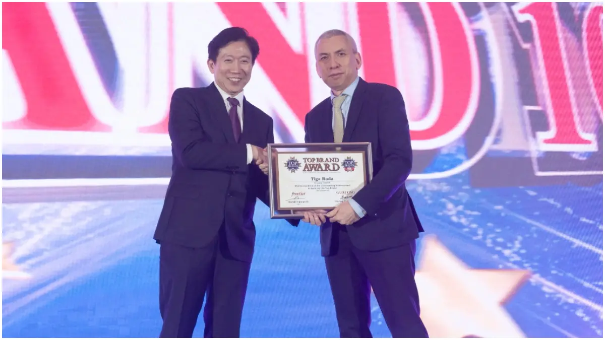 Semen Tiga Roda raih penghagaan Top Brand Award 2026.