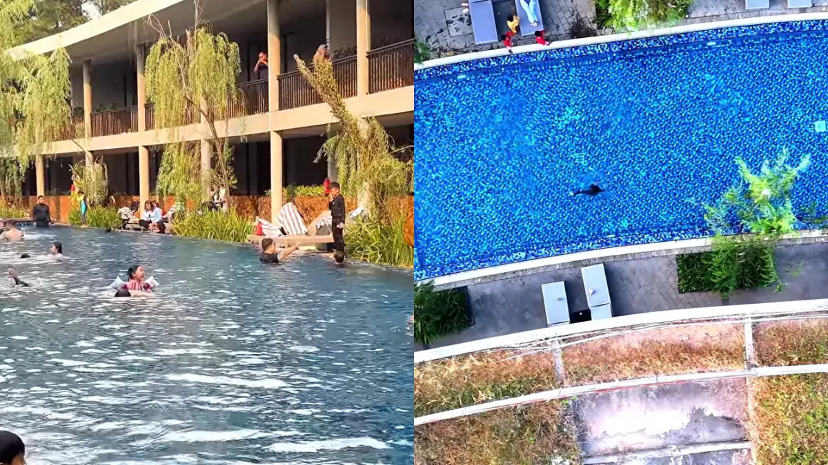 Staycation di Nawana by Alana lengkap dengan pool dan Jacuzzi (YouTube Friska Yeni)