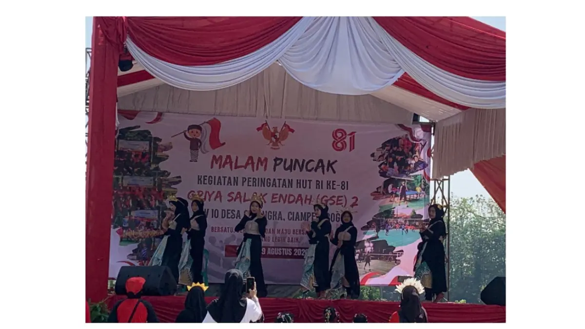 Tarian daerah mendominasi lomba tari di GSE 2 Desa Cinangka Ciampea Bogor