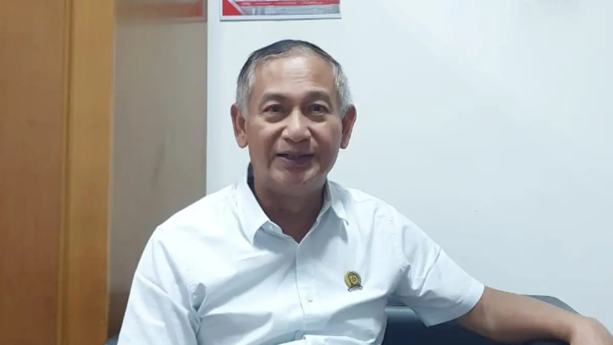 Anggota DPRD Kabupaten Bogor Dapil 2 Fraksi Gerindra, Beben Suhendar saat menyampaikan keterangan, Senin, 31 Agustus 2026. (Abilly/Radar Bogor)