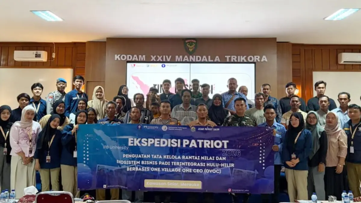 Focus Group Discussion (FGD) Analisis Rantai Nilai dalam Penguatan Ekosistem Bisnis Beras Lokal Merauke. (Dok. IPB)