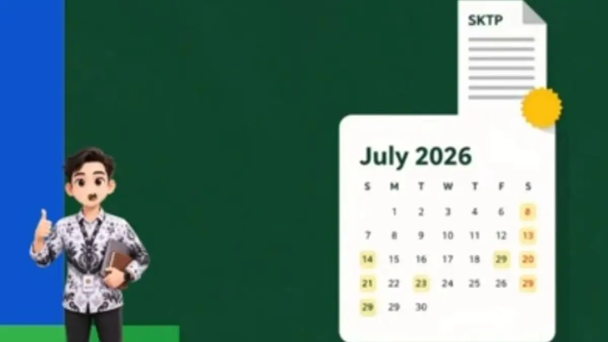 Ilustrasi TPG Juli 2026. (YouTube Ini Pak Gal) 