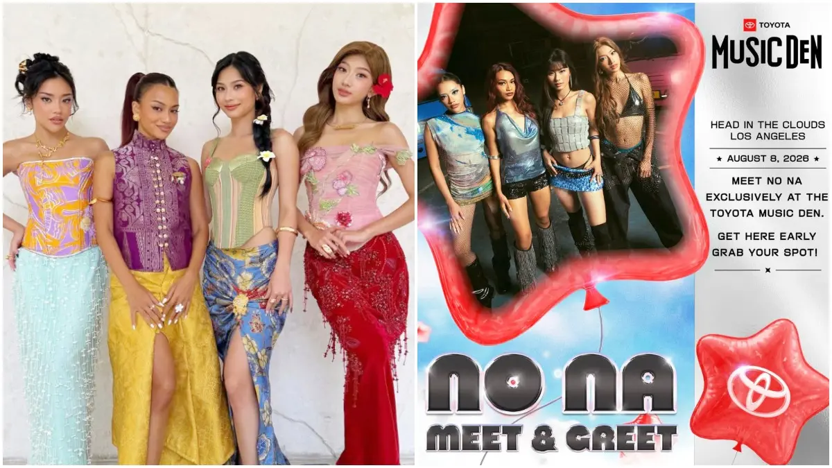 Girl group Indonesia NO NA membawa lagu Honk! ke panggung Head in the Clouds Los Angeles 2026. (Foto : NO NA/@nonawav)