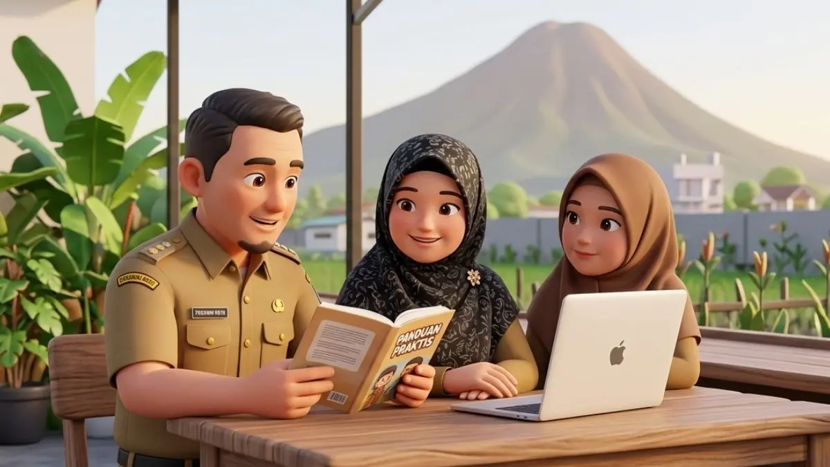 Ilustrasi guru yang dana TPG belum cair (YouTube KEMDIKDASMEN / diolah dengan gemini AI)
