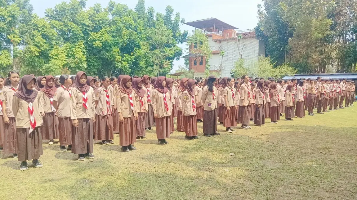 Kemah karakter SMA Kosgoro Bogor. Foto: Dok SMA Kosgoro