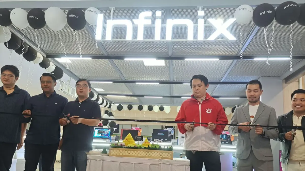 Grand Opening Infinix Exclusive Store di Plaza Jambu Dua. (Fatur/Radar Bogor)