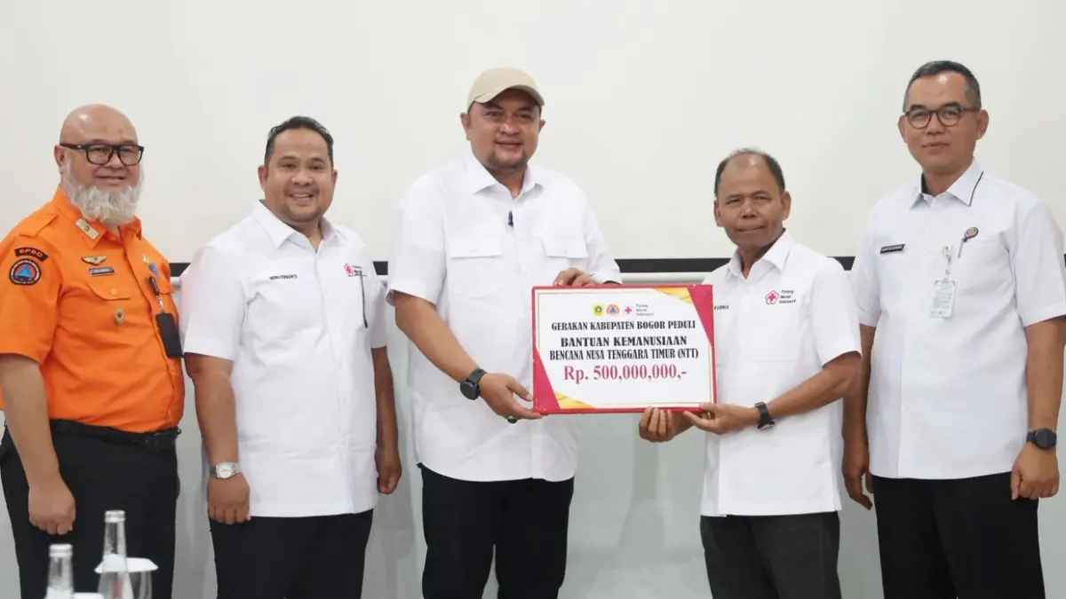 Pemerintah Kabupaten (Pemkab) Bogor mengirimkan tim relawan kemanusiaan ke Nusa Tenggara Timur (NTT). (Dok. Diskominfo Kabupaten Bogor)