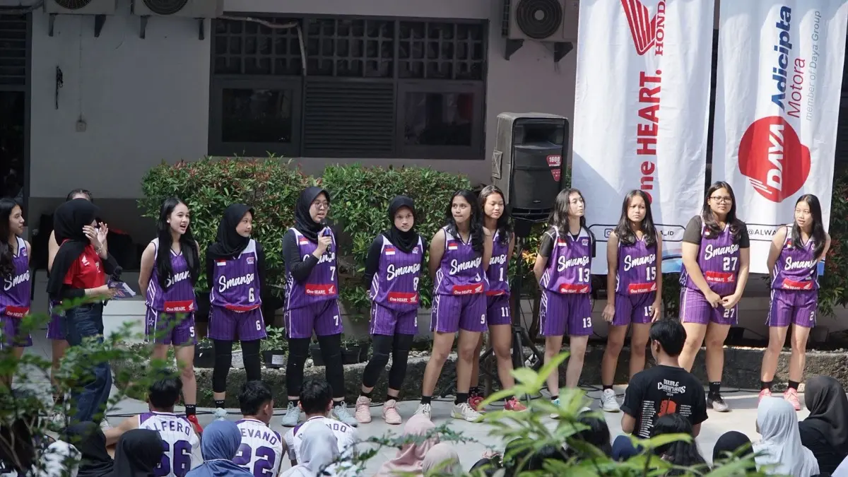 Roadshow Honda DBL with Kopi Good Day West Java West di SMAN 1 Kota Bogor (Dzikry/Radar Bogor)