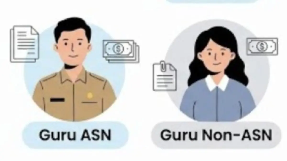 Ilustrasi penerima TPG ASN dan Non ASN. (YouTube Ini Pak Gal) 