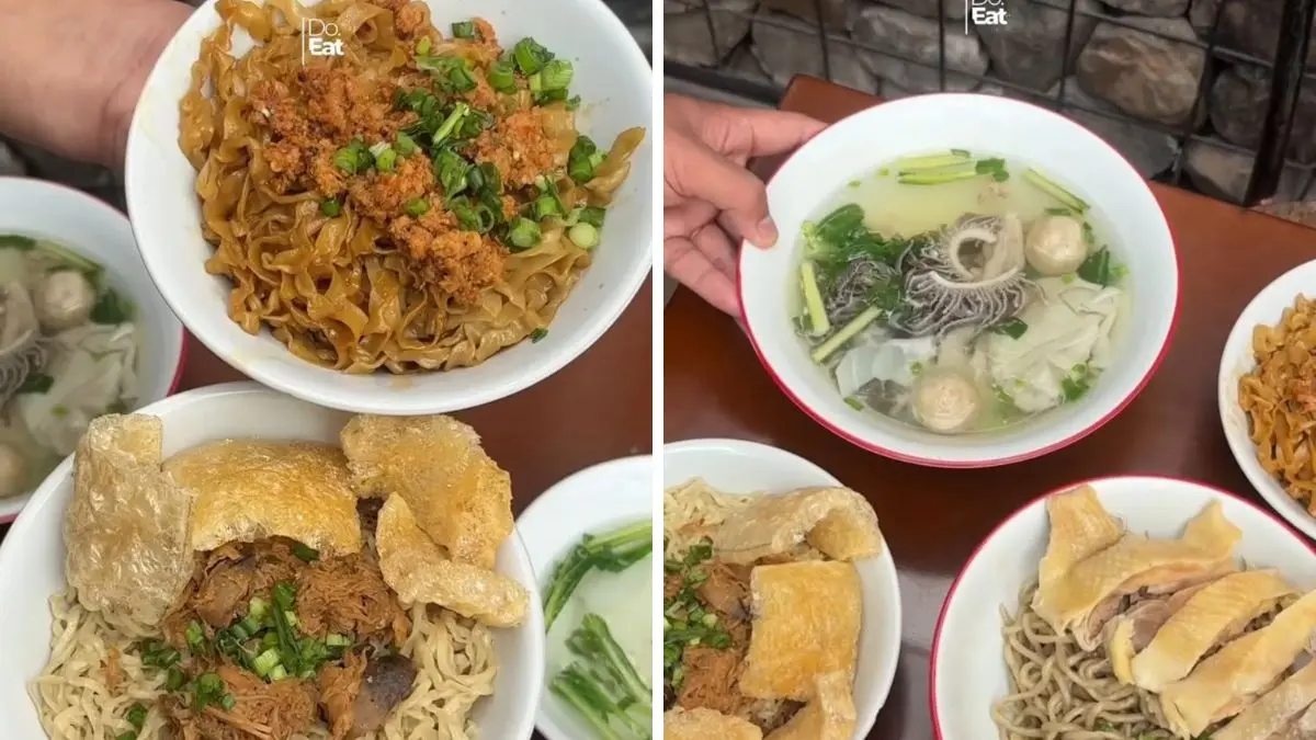 Bakmie Iwan di Bandung yang bebas dari pengawet bahan berbahaya
(Foto: Instagram @doeat.bdg)
