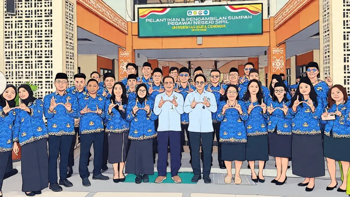 Ilustrasi PPPK dosen ikut peralihan status PNS dosen (Foto: Instagram/@jadipegawainegeri, diolah Meta AI).